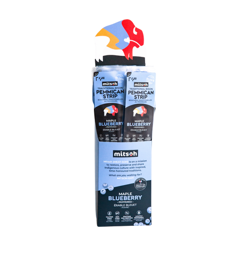 Lanières de pemmican - Érable et myrtille