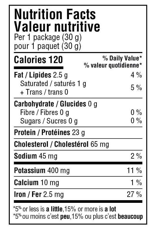 Dry Bison Meat 30g