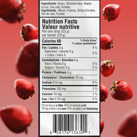 Pemmican Strips - Limited Edition Maple Strawberry