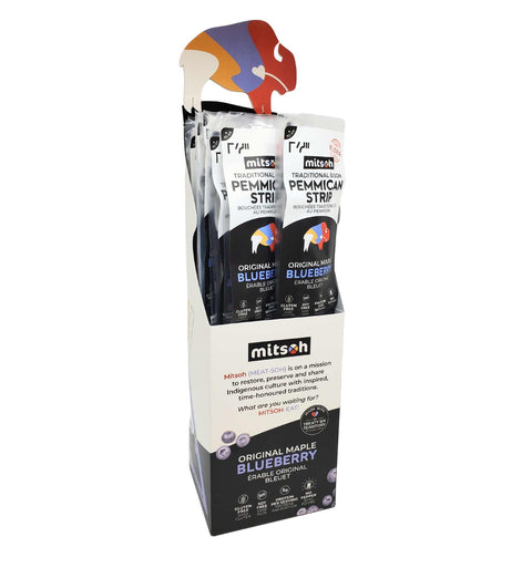 Lanières de pemmican - Édition limitée Érable Myrtille (sans poivre)