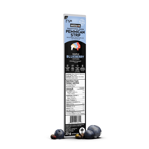 Pemmican Strips - Maple Blueberry