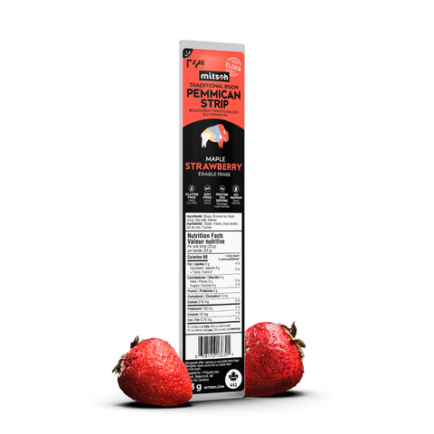 Pemmican Strips - Limited Edition Maple Strawberry