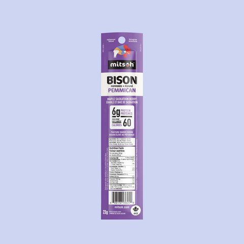 Peppered Saskatoon Berry Bison Pemmican