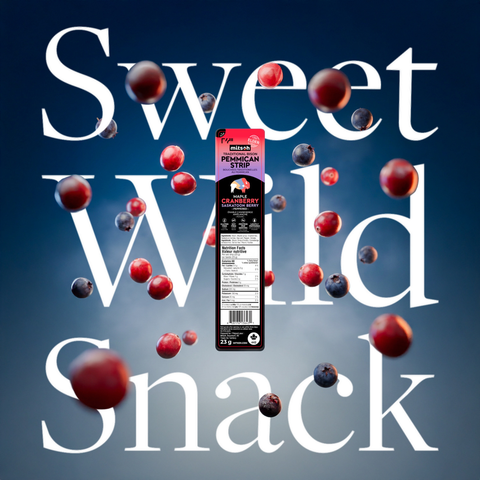 Limited Edition - Pemmican Strips - Maple Cranberry Saskatoon