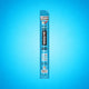 Single Mild Original Grass-Fed Beef Stick on a blue background
