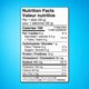 Nutrition facts label for Mild Original Grass-Fed Beef Sticks