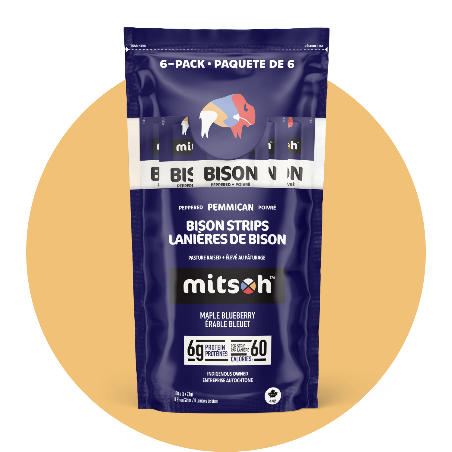 Peppered Blueberry Pemmican