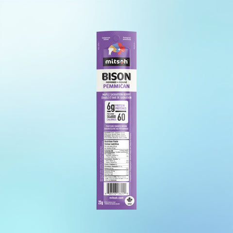 Peppered Saskatoon Berry Bison Pemmican