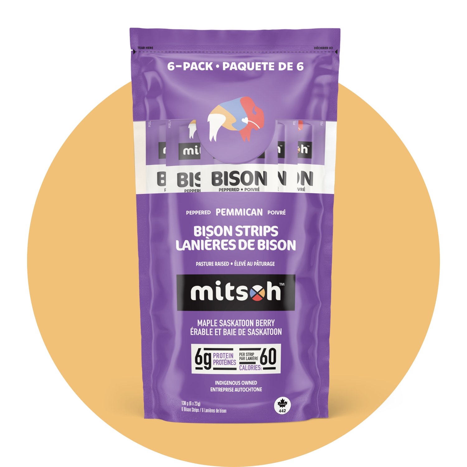 Peppered Saskatoon Berry Pemmican