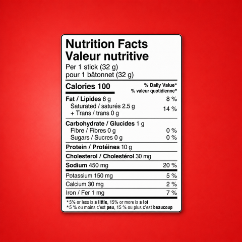 Spicy Original Grass-Fed Beef Sticks