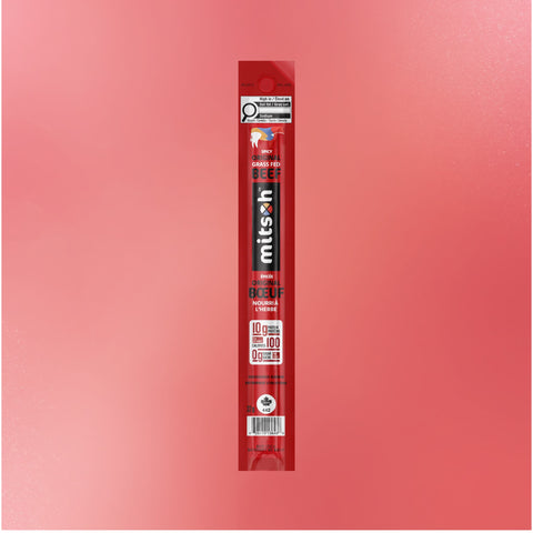 Spicy Grass-Fed Beef Sticks