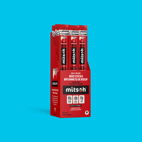 Spicy Original Grass-Fed Beef Sticks